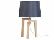 Lampa stołowa z abażurem , cena 17,00 PLN 
- podstawa z drewna ...