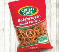 Precelki , cena 2,99 PLN za 200 g/1 opak. 
- Solone, chrupiące, ...