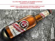 Gambrinus , cena 3,99 PLN za 500 ml/1 but., 1L=7,98 PLN.