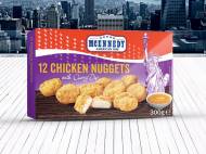 Nuggetsy z kurczaka , cena 7,99 PLN za 500g/1 opak., 1 kg=26,63 PLN.