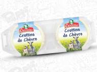 Ser Crottins de chĂ¨vre , cena 7,77 PLN za 2x120 g/ 1 opak., ...