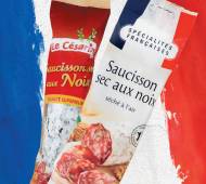 Salami suszone z orzechami włoskimi , cena 7,77 PLN za 250 ...
