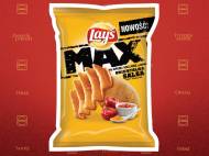 Lays Chipsy , cena 2,49 PLN za 145g/1 opak., 100g=1,72 PLN.