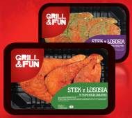 Łosoś stek , cena 2,89 PLN za 100 g 
-  Łosoś stek