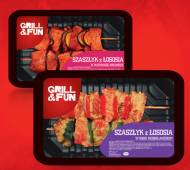 Szaszłyki z łososia , cena 3,79 PLN za 100 g 
- Szaszłyki ...