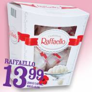 Raffaello , cena 13,99 PLN za 1 opak. 
-  Raffaello 
-  1 opak./230g