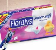 Papier toaletowy , cena 24,99 PLN za 16 rolek
- superdelikatne ...