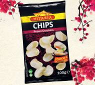 Chipsy , cena 3,99 PLN za 100 g/1 opak. 
- Krabowe- smakują ...