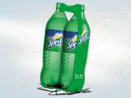 Sprite 2-pak , cena 6,00 PLN za 2x2 l/1 opak., 1 l=1,67 PLN. ...