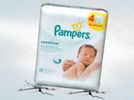 Chusteczki nawilżane Pampers , cena 18,00 PLN za 4x56/4x64 ...