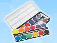 Farbki United Office Kids, cena 10,99 PLN za 1 opak. 
- 24 farby ...