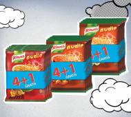 Knorr Nudle , cena 4,99 PLN za 5x64/5x66 g/1 opak. 
- Różne ...