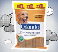 Orlando Przysmaki dla psa , cena 2,99 PLN za 240 g/1 opak. 
- ...