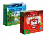Quiz- gra edukacyjna , cena 27,99 PLN za 1 szt. 
- 4 wzory do ...