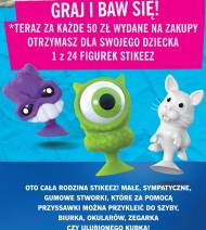Stikeez to figurki z Lidla. Za każde wydane 50zł na zakpy ...