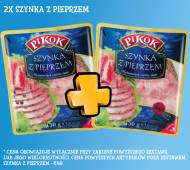 2 x Szynka z pieprzem , cena 9,73 PLN za 2 x 150 g/1 opak. 
- ...