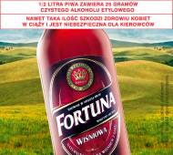 Piwo Fortuna Wiśniowa , cena 3,49 PLN za 0.5L/ 1 opak. 
- ...