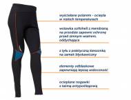 Spodnie do biegania z membraną i wstawkami softshell Crivit ...