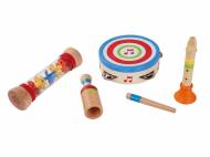 Zestaw drewnianych instrumentów muzycznych , cena 49,99 PLN. ...