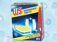 W5 Tabletki do zmywarki , cena 0,00 PLN za 40x19 g/1 opak., ...