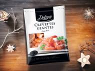 Krewetki olbrzymie , cena 39,00 PLN za 720 g/1 opak., 1kg=54,17 PLN.