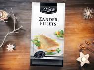 Filet z sandacza , cena 19,99 PLN za 405g/1 opak., 1kg=49,36 PLN.