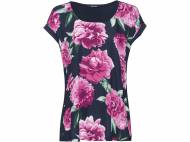 Damski T-shirt z okrągłym dekoltem, cena 29,99 PLN 
- przód ...