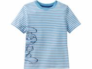 T-shirt , cena 12,99 PLN. Chłopięcy T-shirt w paski i z motywem ...