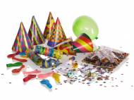 Balony, trąbki, serpentyny, czapki papierowe lub konfetti Melinera, ...