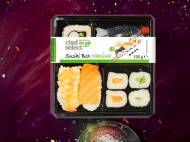 Sushi  , cena 6,99 PLN za 190/200 g/1 opak., 100g=3,68/3,50 PLN.