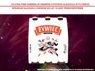 Żywiec 6-pak , cena 6,00 PLN za 6x330ml/ 1 opak., 1L=5,05 PLN. ...