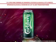 Carlsberg  , cena 1,99 PLN za 500 ml/1 pusz., 1L=3,98 PLN.