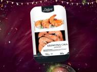 Krewetka cała gotowana , cena 12,90 PLN za 200 g/1 opak., 100g=6,45 ...