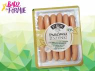 Parówki z szynki , cena 4,49 PLN za 240 g/1 opak., 100g=1,87 PLN.