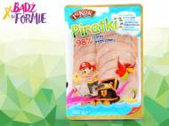 Piratki Szynka w plastrach , cena 3,79 PLN za 100 g/1 opak.