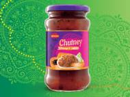 Sos chutney , cena 4,00 PLN za 340/350 g/1 opak., 1 kg=14,68/14,26 ...