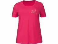 Damski T-shirt z bawełny z okrągłym dekoltem, cena 19,99 ...