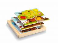Puzzle drewniane , cena 12,99 PLN za 1 opak. 
- 3 warstwy
- ...