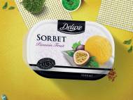Deluxe Sorbet premium , cena 11,00 PLN za 1 L/1 opak. 
- różne ...