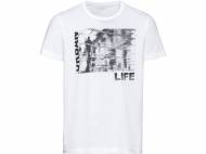 T-shirt , cena 19,99 PLN. Męski T-shirt z nadrukiem i okrągłym ...