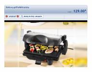 Stołowy grill elektryczny cena 129PLN
- do grillowania, opiekania ...