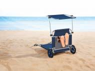 Leżak plażowy , cena 99,00 PLN za 1 szt. 
- aluminiowy stelaż ...