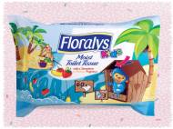 Floralys Papier toaletowy nawilżany , cena 3,00 PLN za 60 szt./1 ...