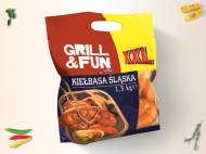 Grill&Fun Kiełbasa śląska , cena 12,00 PLN za 1,3 kg/1 ...