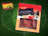 Hiszpańska szynka w plastrach , cena 6,00 PLN za 80g/1 opak., ...