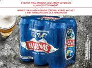 Harnaś Jasne pełne , cena 9,00 PLN za 6 x 500 ml, 1 l=3,33 ...