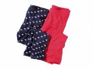 Legginsy, 2 pary Lupilu, cena 19,99 PLN za 1 opak. 
- z miekkiego, ...