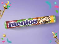 Mentos Drinks mix , cena 1,00 PLN za 37,5 g/1 opak., 100 g=3,97 PLN.