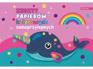 Zeszyt samoprzylepnych papierów kolorowych B5 , cena 4,99 PLN ...