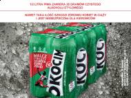 Okocim Jasne Pełne** , cena 14,00 PLN za 8 x 500 ml, 1 l=3,50 ...